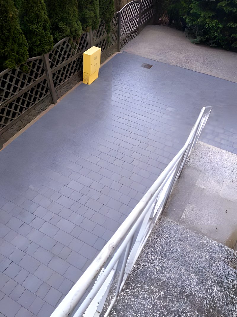 Podjazd z kostki brukowej